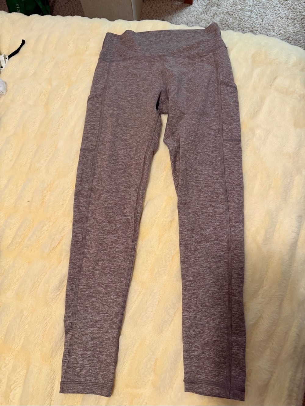 aerie Offline By Aerie Heathered brown Leggings